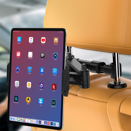 Support voiture LinQ HD2535 – tablette/téléphone, siège arrière 20 cm