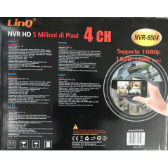LinQ NVR-6604 4CH PoE 5MP NVR recorder | Smarty