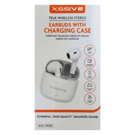 Wireless Earbuds XSSIVE XSS-TWS8 – White