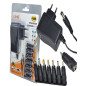 Universal Charger LinQ T-3A08 – 10W, 6 tips + micro-USB Universal Charger LinQ T-3A08 – 10W, 6 tips + micro-USB