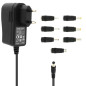 Universal Charger LinQ T-3A08 – 10W, 6 tips + micro-USB Universal Charger LinQ T-3A08 – 10W, 6 tips + micro-USB