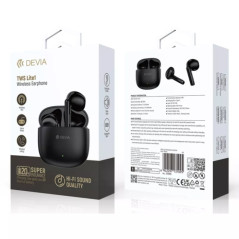 Écouteurs Devia TWS Lite1 EM404 Noir USB-C | Smarty