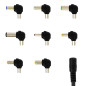 Chargeur universel LinQ T-128P – 36 W, 12 V, 8 embouts