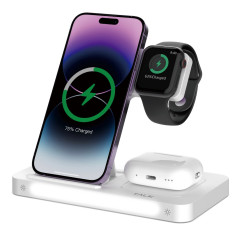 Chargeur sans fil 3-en-1 Devia | Smarty Paris