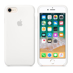 Coque silicone Apple iPhone 7 8 SE blanc | Smarty