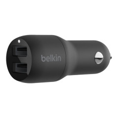 Chargeur auto Belkin 2 USB 24W CCB001BTBK | Smarty