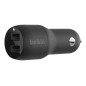 Belkin Chargeur allume-cigare 2 ports USB CCB001BTBK – 24 W Belkin Chargeur allume-cigare 2 ports USB CCB001BTBK – 24 W