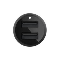 Chargeur auto Belkin 2 USB 24W CCB001BTBK | Smarty
