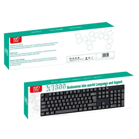 Clavier Filaire USB K1800 - Clavier Arabe | Smarty Paris 18e