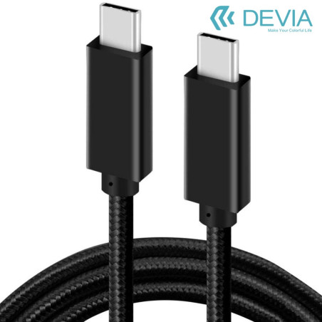 Câble USB-C Devia 100W PD 1,5 m | Smarty