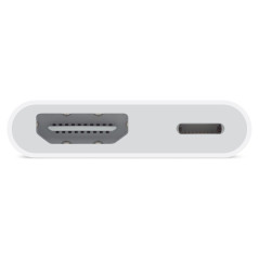Apple Adaptateur Lightning vers HDMI MW2P3ZM/A – Blanc
