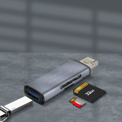 Lecteur de cartes LinQ OTG802 Lightning / USB