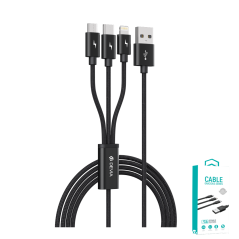 Devia Gracious Series 3-in-1 Cable 5V 3A 1.2 m