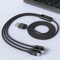 Devia Gracious Series 3-in-1 Cable 5V 3A 1.2 m