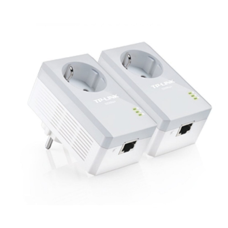 Pack de 2 mini adaptateurs CPL TP-Link – 600 Mbps prise intégrée Pack de 2 mini adaptateurs CPL TP-Link – 600 Mbps prise intégrée