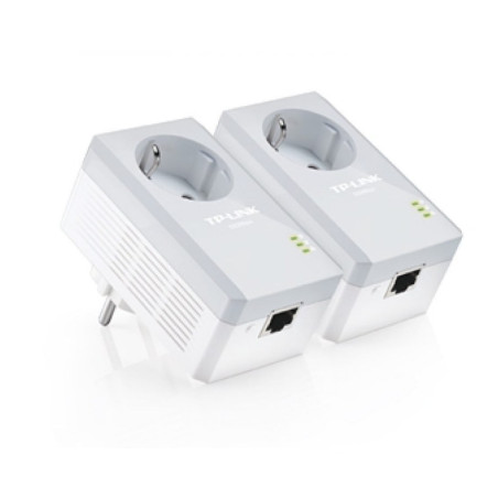 Pack of 2 Mini Powerline Adapters TP-Link – 600Mbps Built-in Socket