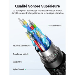 Câble Ugreen Lightning Jack 3,5 mm MFi | Smarty