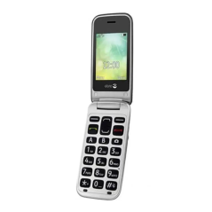 Doro 2424 Flip Phone Graphite/White | Smarty Paris