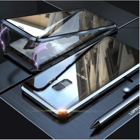 Coque bumper métallique ECO avec verre trempé – Samsung