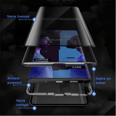 Coque bumper métallique Samsung verre trempé | Smarty