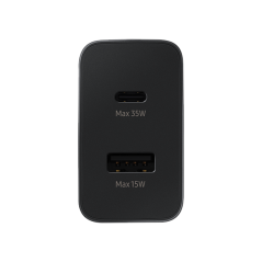 Samsung adaptateur secteur 35W Duo USB-C + USB | Smarty