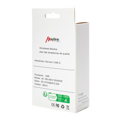 Chargeur secteur USB-C Mayline 20 W | Smarty