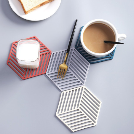 Dessous de plat silicone ECO – Blanc