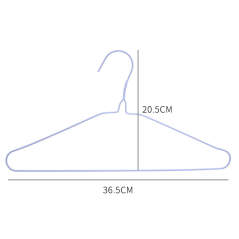 ECO slim metal hangers pack of 10 white | Smarty