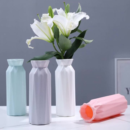 Vase plastique ECO – Bleu
