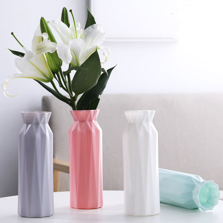 Vase plastique ECO – Blanc