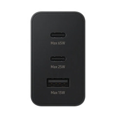 Samsung 65W PD Power Adapter Trio EP-T6530NBEGEU – 2 USB-C + USB