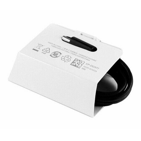 Samsung Câble USB-C vers USB-C EP-DG977BBE – Noir 100 W 3 A 1 m