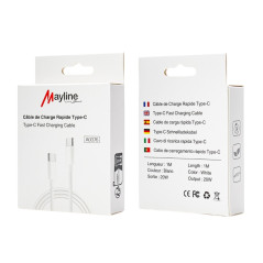 Câble USB-C Mayline 20 W 1 m iPhone/Samsung