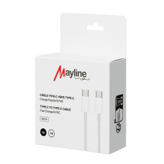 Câble USB-C Mayline 20 W 1 m iPhone/Samsung
