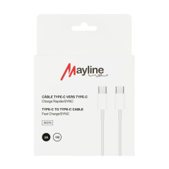 Câble USB-C Mayline 20 W 1 m iPhone/Samsung