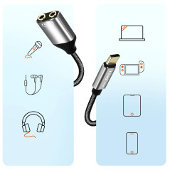 LinQ TPC3535 USB-C dual headphone adapter | Smarty
