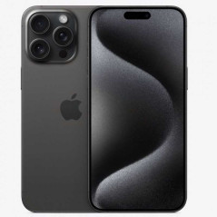 iPhone 15 Pro Max 256 Go Titane Noir - Grade A avec boîte et