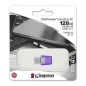 Clé USB Kingston DataTraveler microDuo 3C – 128 Go USB + USB-C Violet