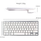 Wired Ultra-Slim Keyboard ECO – Mac/Windows QWERTY + AZERTY Silver Wired Ultra-Slim Keyboard ECO – Mac/Windows QWERTY + AZERTY Silver