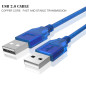 USB 2.0 Extension Cable ECO – Type-A Male/Female 1.5m Blue USB 2.0 Extension Cable ECO – Type-A Male/Female 1.5m Blue