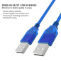 USB 2.0 Extension Cable ECO – Type-A Male/Female 1.5m Blue USB 2.0 Extension Cable ECO – Type-A Male/Female 1.5m Blue