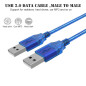 USB 2.0 Extension Cable ECO – Type-A Male/Female 1.5m Blue USB 2.0 Extension Cable ECO – Type-A Male/Female 1.5m Blue
