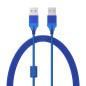 USB 2.0 Extension Cable ECO – Type-A Male/Female 1.5m Blue USB 2.0 Extension Cable ECO – Type-A Male/Female 1.5m Blue