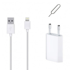 5W Charger Kit Mayline – Lightning Cable and SIM Eject Tool
