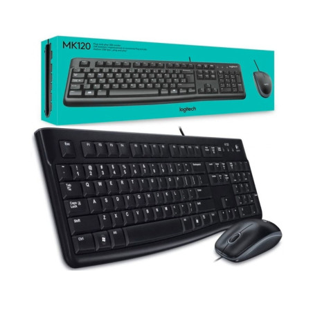 Logitech MK120 Keyboard and Mouse Combo – USB AZERTY