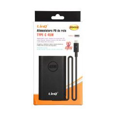 Chargeur USB-C PC LinQ PD4532 45W 20V 2,25A