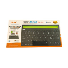 Clavier Bluetooth LinQ BK933 QWERTY anglais argent