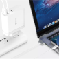Wall Charger Devia Series - 140W PD, 2 USB-C + USB-A, GaN, EU Plug, White Wall Charger Devia Series - 140W PD, 2 USB-C + USB-A, GaN, EU Plug, White