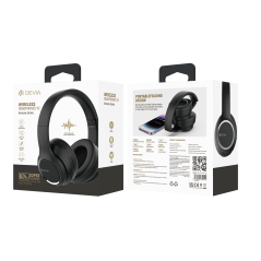 Devia Kinton V2 wireless headphones black | Smarty