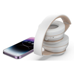 Casque sans fil Devia Kinton V2 blanc | Smarty